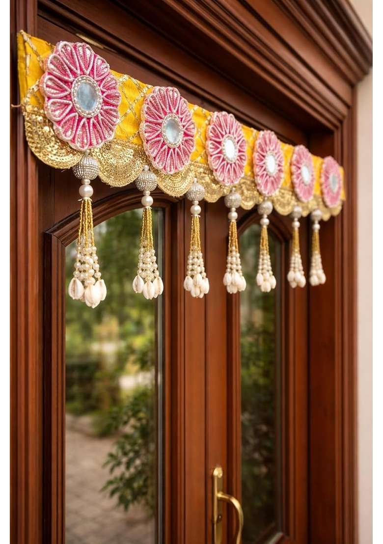 Sellpluscrafts Handmade Decorative Traditional Bandhanwar for Home and Festive Decoraton - Indya