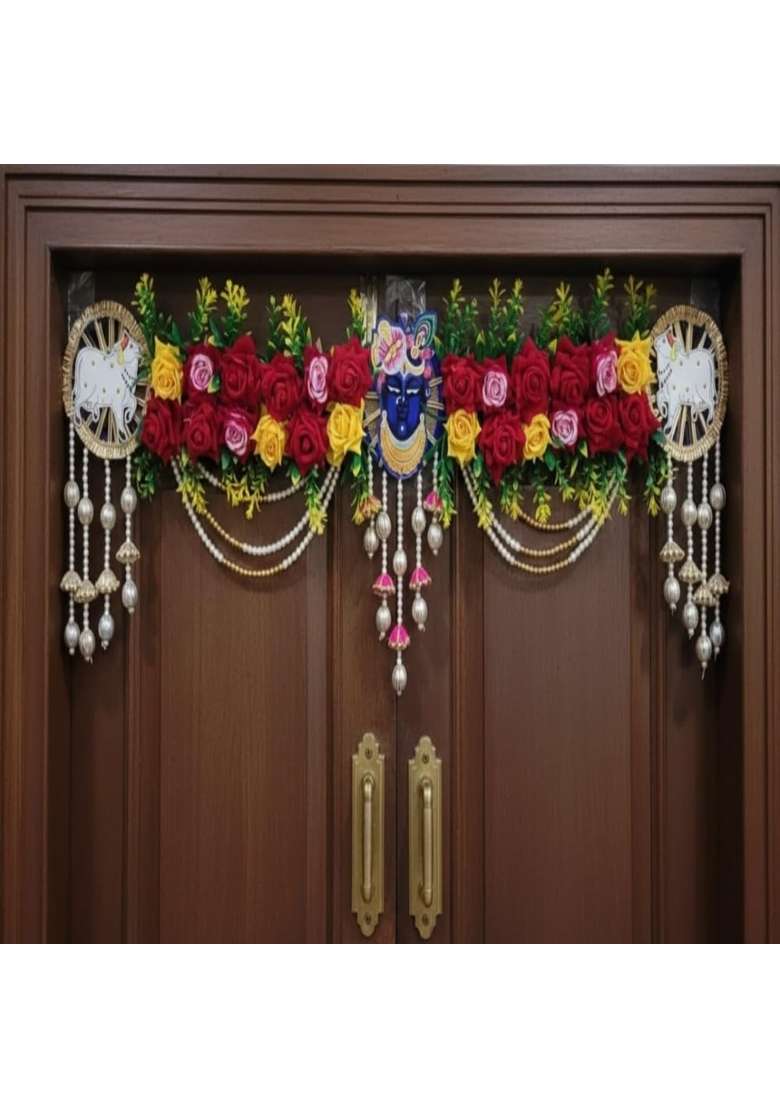 Sellplus Multicolour Shrinath Ji Bandhanwar for Decoration Festival Decoration - Indya