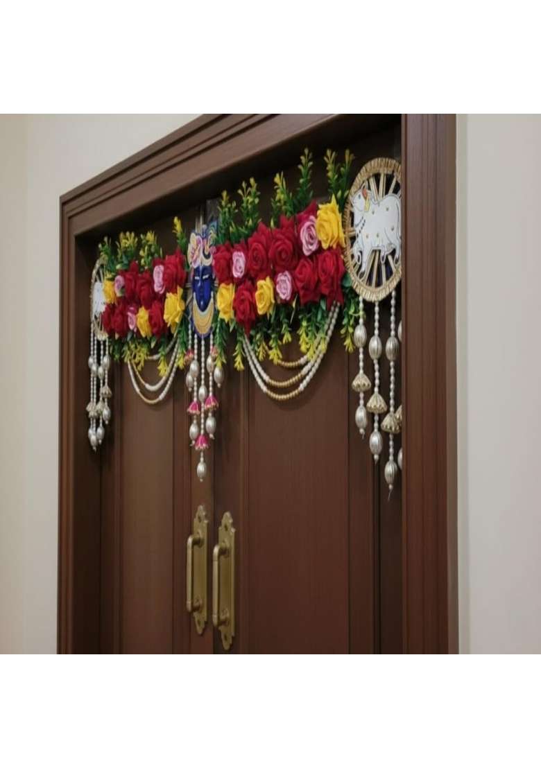 Sellplus Multicolour Shrinath Ji Bandhanwar for Decoration Festival Decoration - Indya