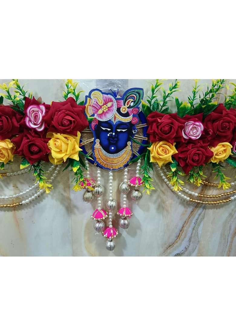 Sellplus Multicolour Shrinath Ji Bandhanwar for Decoration Festival Decoration - Indya
