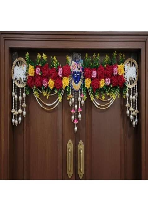 Sellplus Multicolour Shrinath Ji Bandhanwar for Decoration Festival Decoration