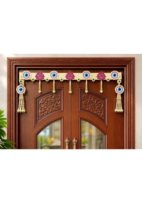 Sellplus Handmade Bandhanwar Decorative Bandhanwar Toran with Beads and Tassels Pack of 1