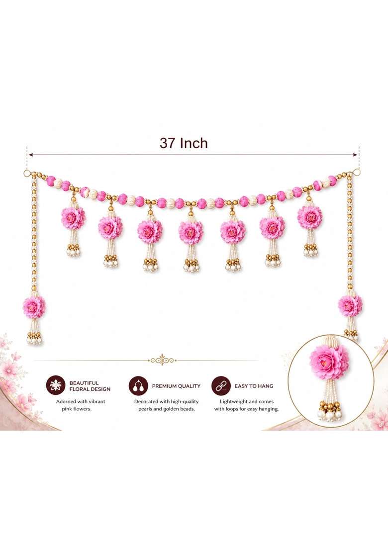 Varnee Toran for Main Door Entrance Traditional Handmade Door Hanging Garland for Decoration Bandhanwar - Indya