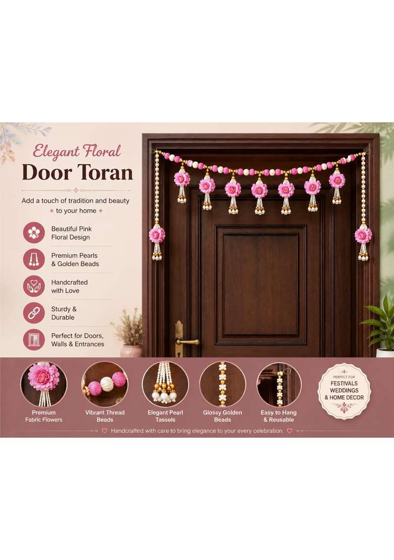 Varnee Toran for Main Door Entrance Traditional Handmade Door Hanging Garland for Decoration Bandhanwar - Indya