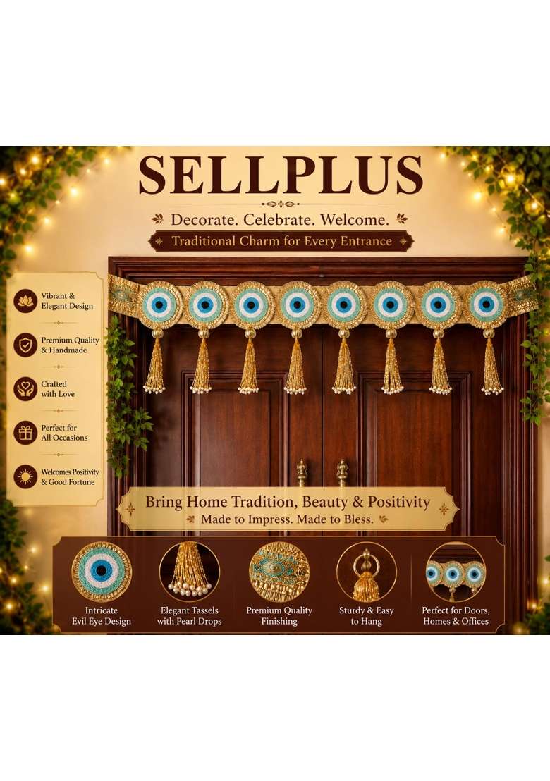 Sellplus Handmade Bandhanwar Decorations Premium Style Decorative Bandhanwar Toran Hanging Pack of 1 - Indya