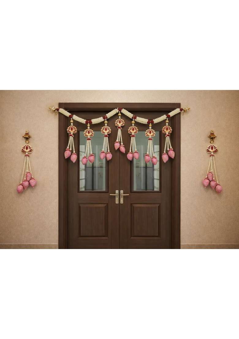 Sellplus Handcrafted Artificial Flower Decorative Bandhanwar Pack of 1 - Indya