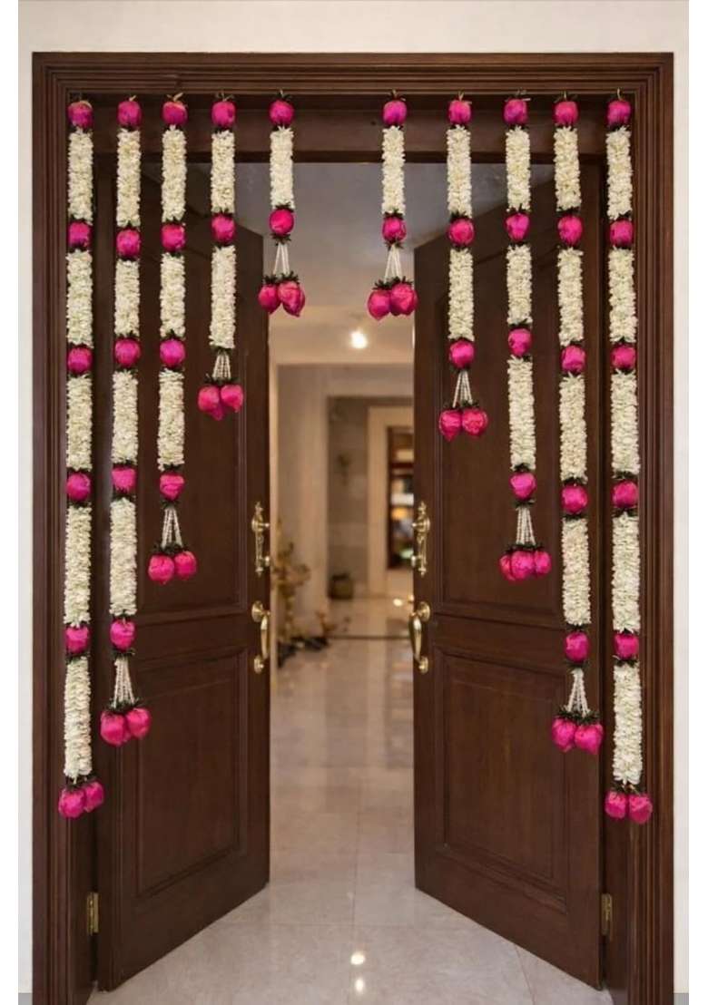 Sellplus Paper Gajra with Kamlkali Bandhanwar for Decoration - Indya