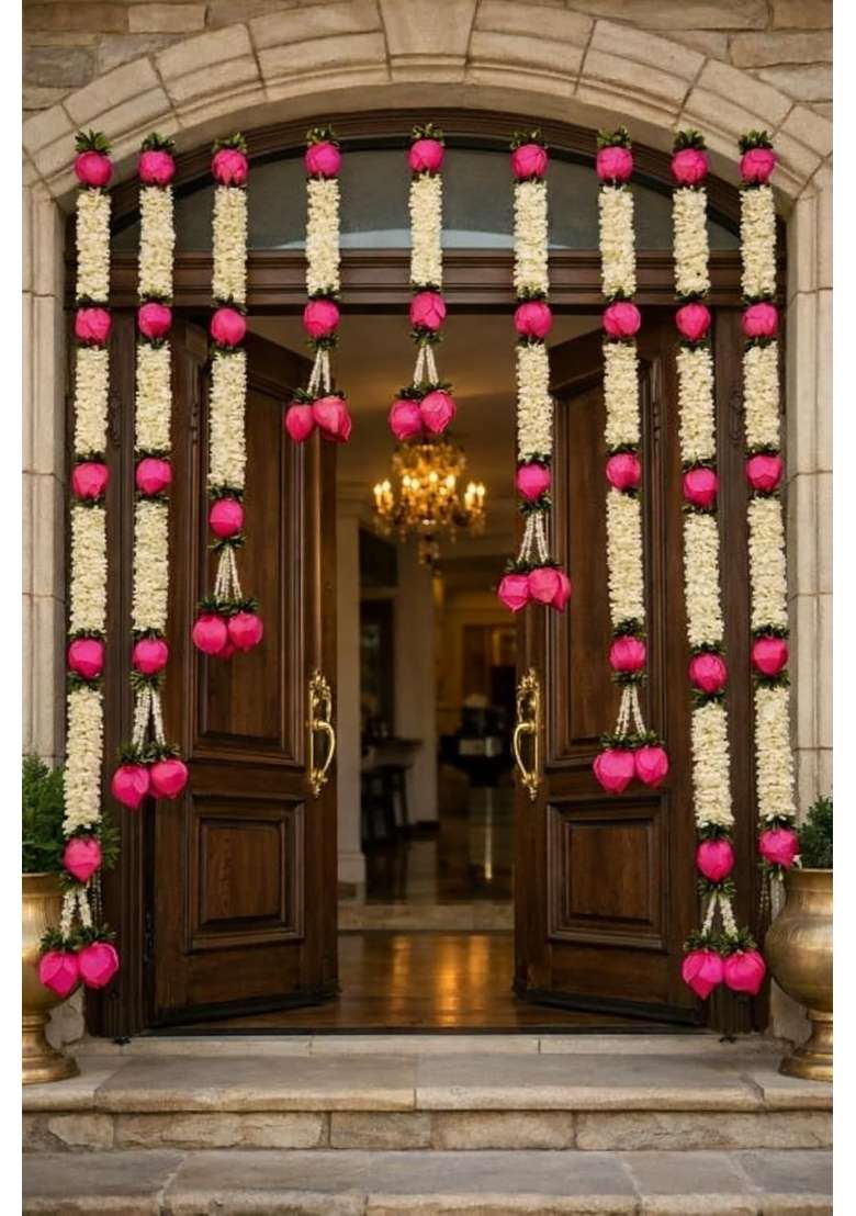 Sellplus Paper Gajra with Kamlkali Bandhanwar for Decoration - Indya