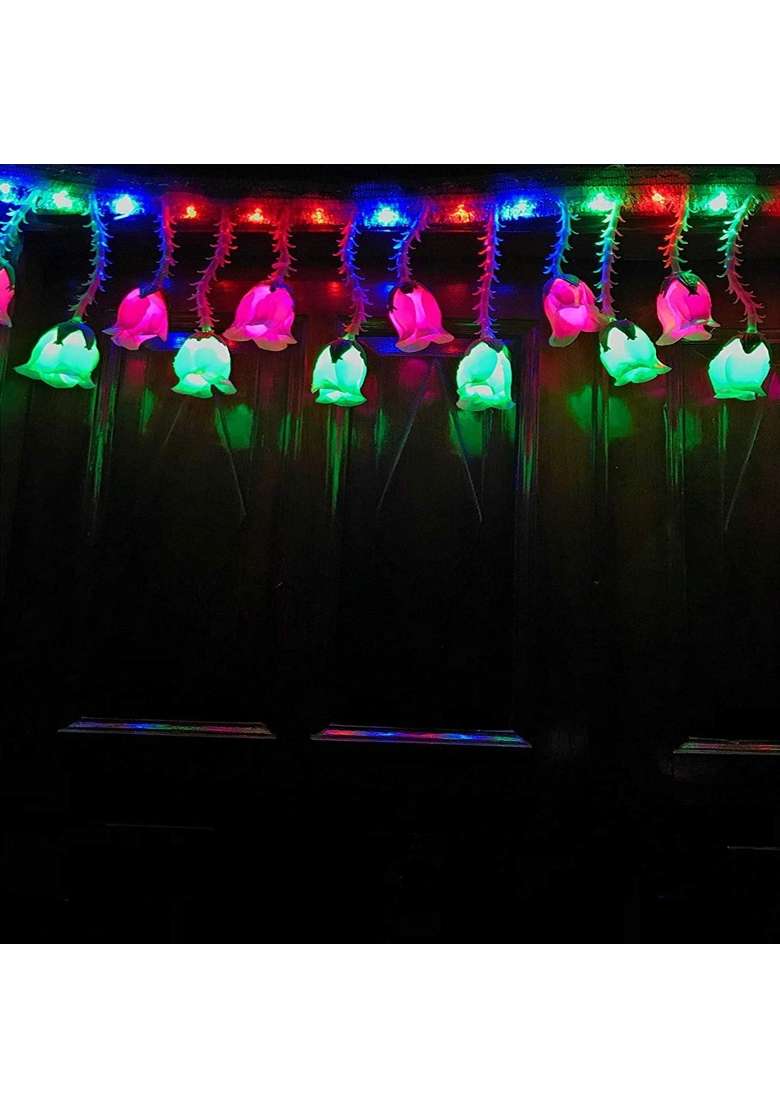 Alila Led Torans for Main Door Wall Hanging Bandhanwar for Entrance Door Bandarwal for Festive Home - Indya