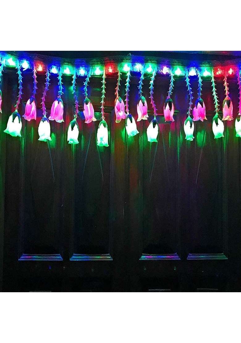 Alila Led Torans for Main Door Wall Hanging Bandhanwar for Entrance Door Bandarwal for Festive Home - Indya