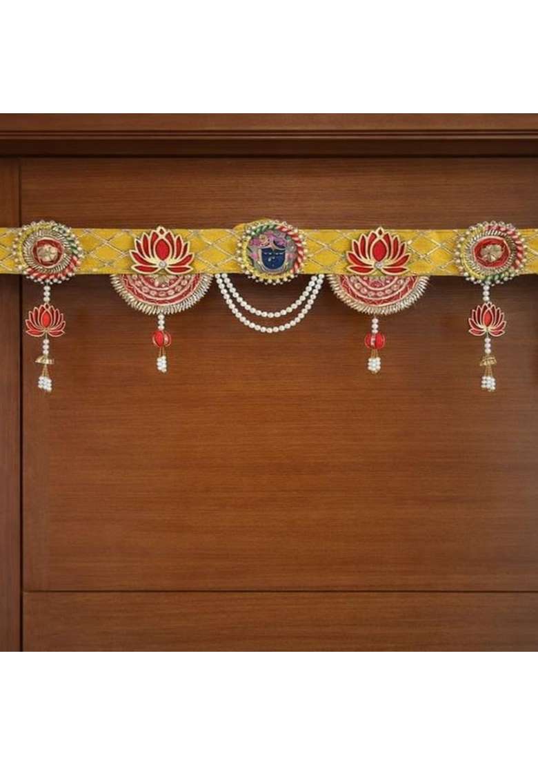 Sellplus Multicolour Shrinath Ji Bandhanwar for Decoration Festival Decoration - Indya