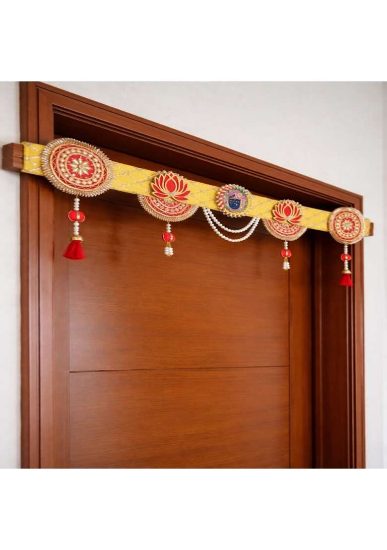 Sellplus Multicolour Shrinath Ji Bandhanwar for Decoration Festival Decoration - Indya