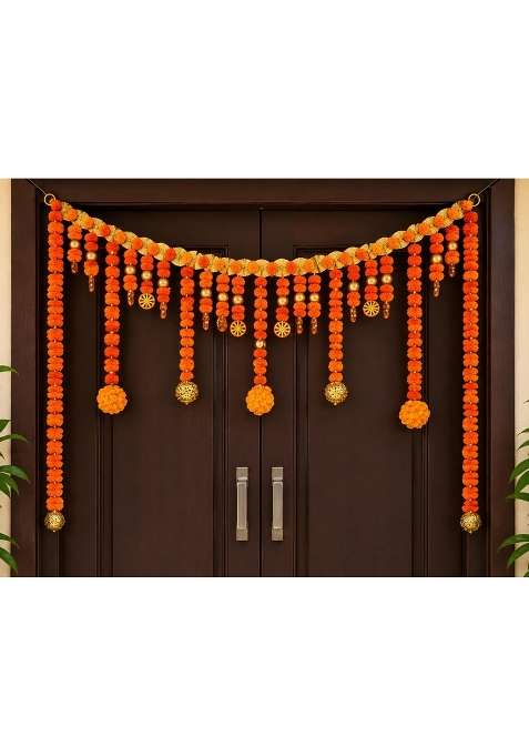 Sellplus Handmade Bandhanwar Decorations Decorative Bandhanwar Toran Hanging for Home Entrance Pack of 1