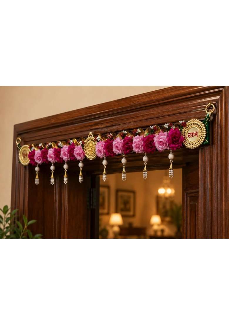 Sellplus Handmade Decorative Artificial Flower Bandhanwar Pack of 1 - Indya