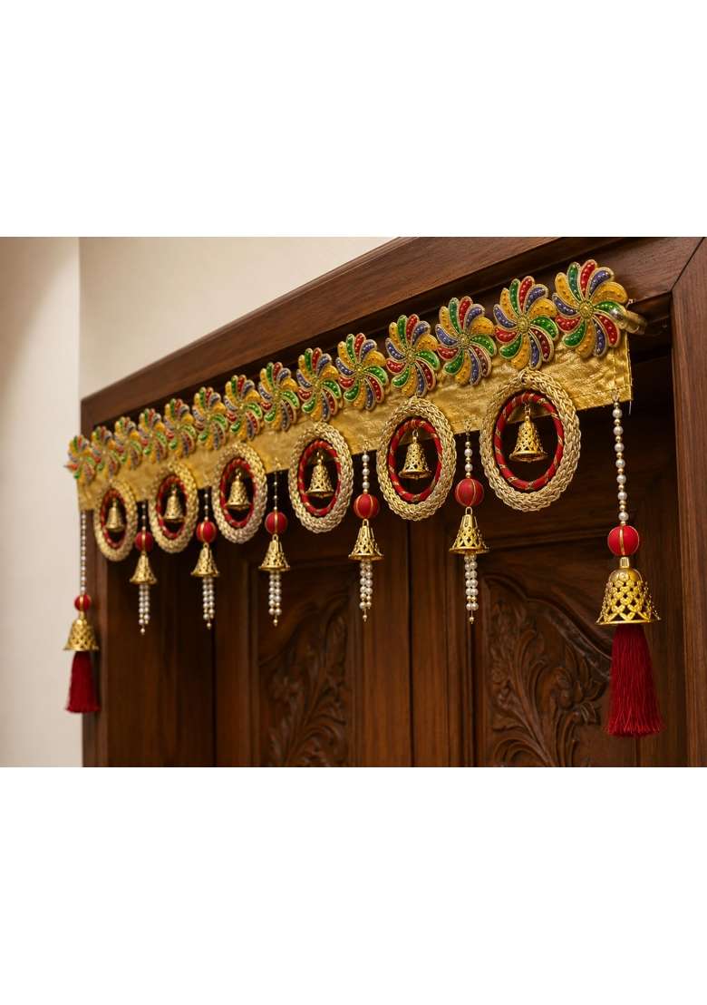Sellplus Handmade Florel Bandhanwar Toran Hanging Decorative Pack of 1 - Indya