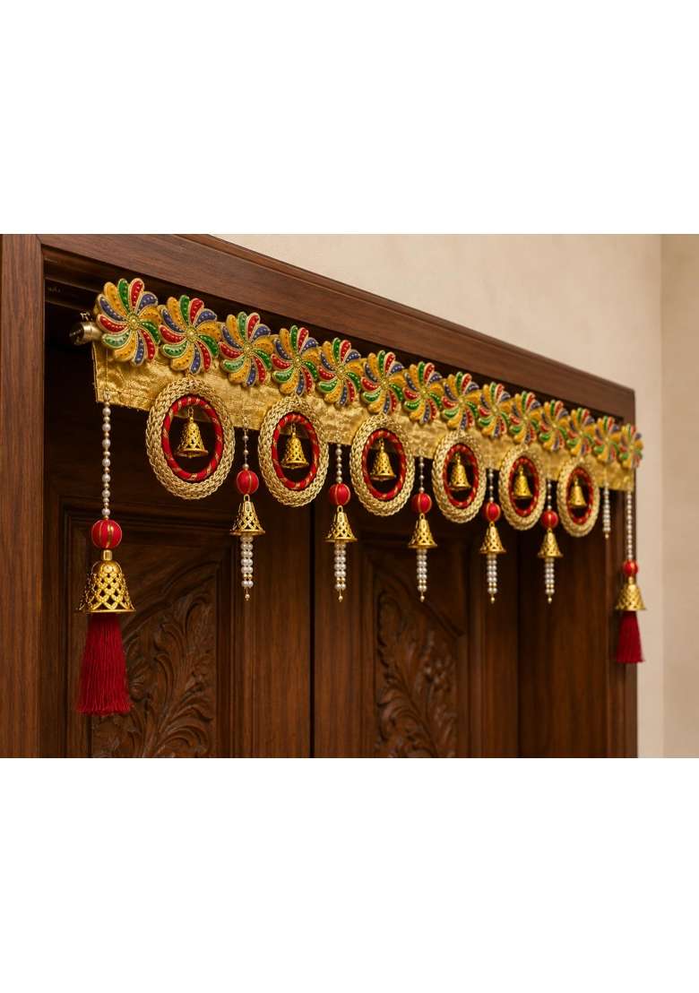 Sellplus Handmade Florel Bandhanwar Toran Hanging Decorative Pack of 1 - Indya