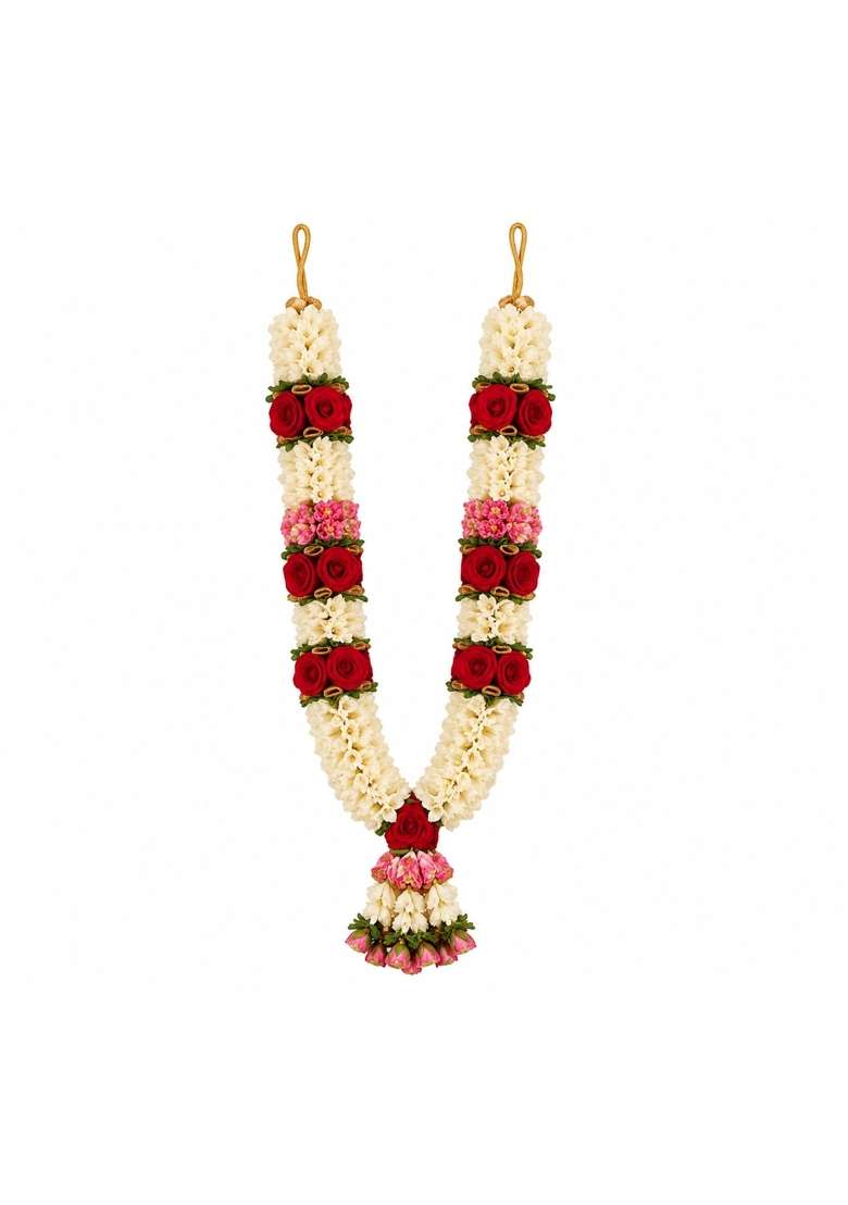 Fresh Original Flower Varmala for Wedding Handmade Floral Garland for Bride and Groom - Indya