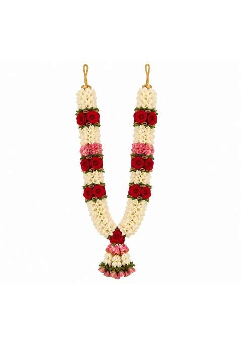 Fresh Original Flower Varmala for Wedding Handmade Floral Garland for Bride and Groom