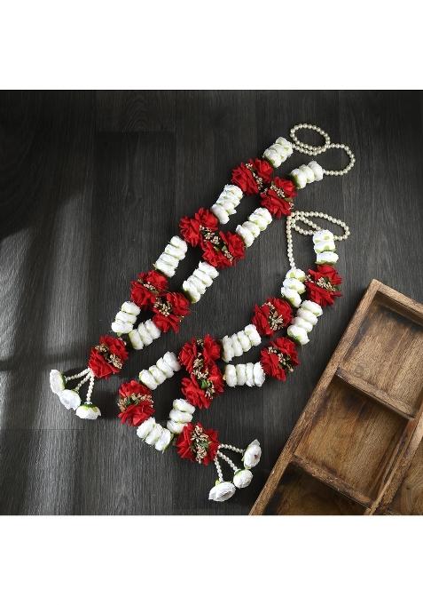 M K Creation Artifical Flower Garland for Murti and for Wedding Purpose Also 70 CM Pack of 1