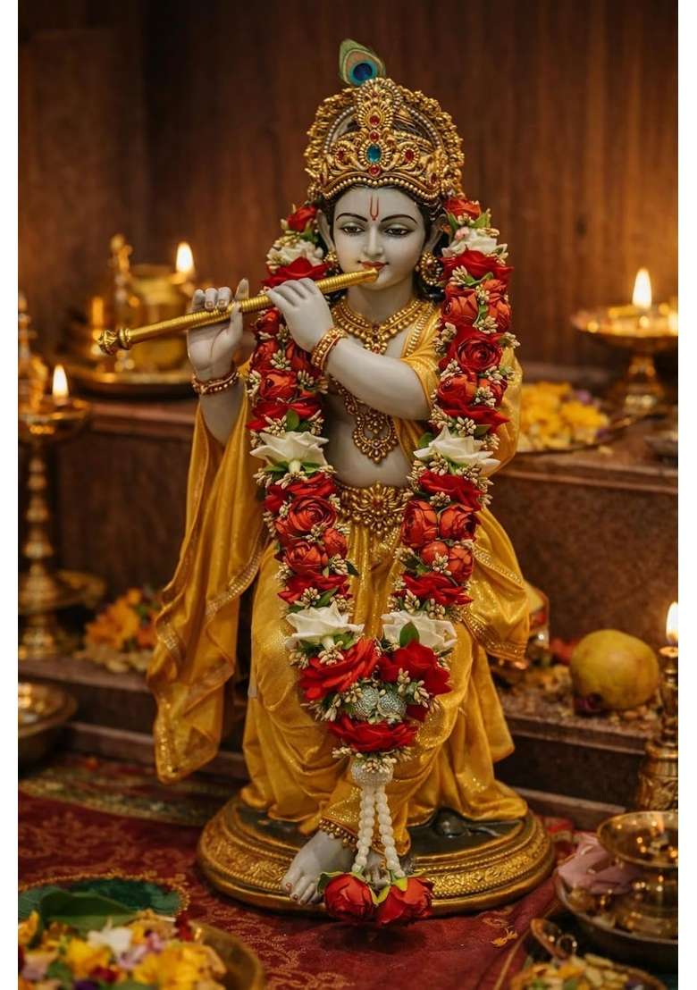 Nutts Handmade Luxury Artificial Phool Mala Set for Varmala Ceremony - Indya