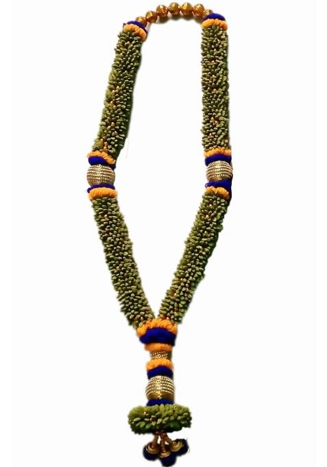 Elaichi Mala Elakkai Malai Elakulu Mala 2 and Half Feet Blue and Yellow