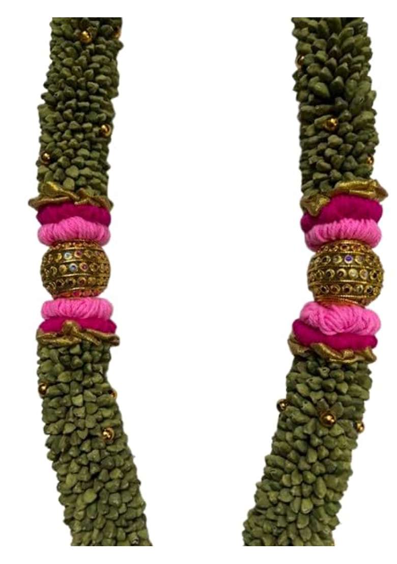 Elaichi Mala Elakkai Malai Elakulu Mala Cardamom Garland 2 and Half Feet Pack of 1 - Indya