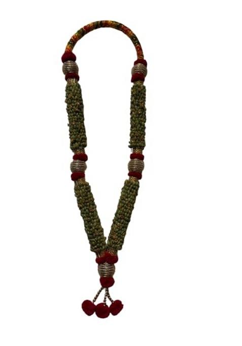 Maroon Elaichi Mala Elakkai Malai Elakulu Mala Cardamom Garland 2 Point 5Feet Pack of 1