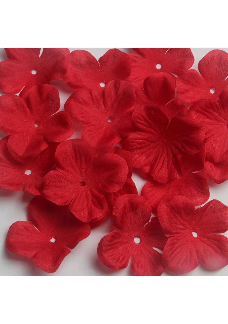Merishopp 3x500pcs Artificial Rose Flower Petals for DIY Hair Bow Dress Craft Red - Indya