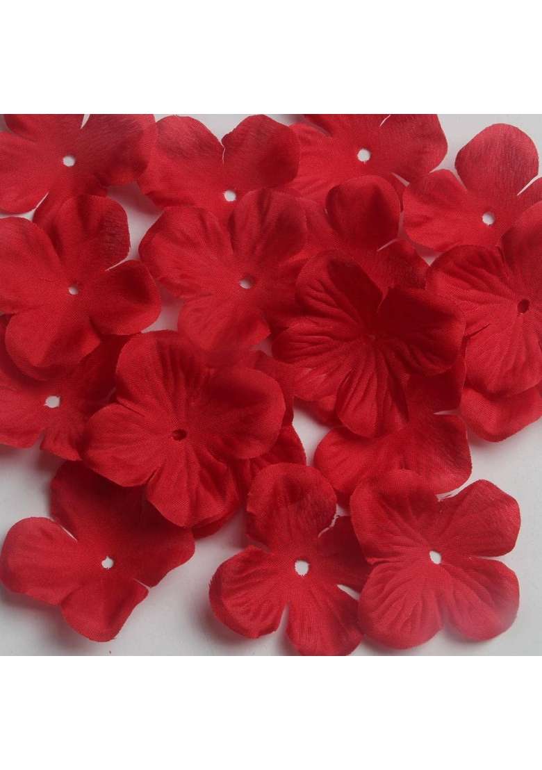 Merishopp 3x500pcs Artificial Rose Flower Petals for DIY Hair Bow Dress Craft Red - Indya