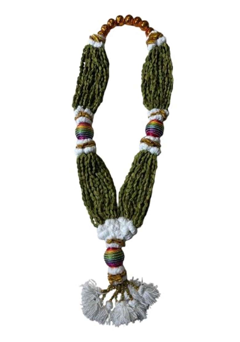 Elaichi Mala Elakkai Malai Elakulu Mala Cardamom Garland Sara Mala 2 and Half Feet Pack of 1 - Indya