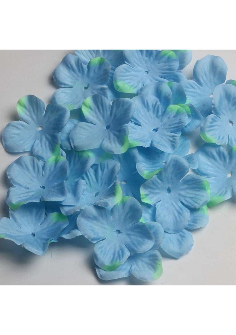 Merishopp 3x500pcs Artificial Rose Flower Petals for DIY Hair Bow Dress Craft Blue - Indya
