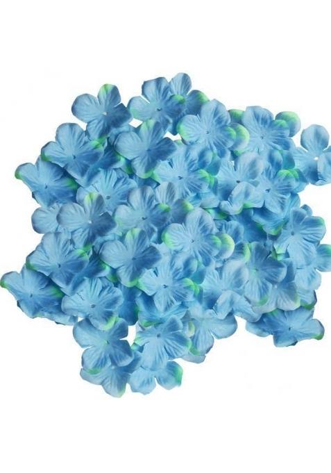 Merishopp 3x500pcs Artificial Rose Flower Petals for DIY Hair Bow Dress Craft Blue