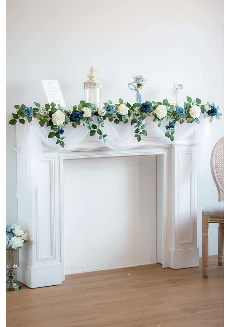 Ponatia 5Ft Handcrafted Artificial Rose Flower Garland - Indya