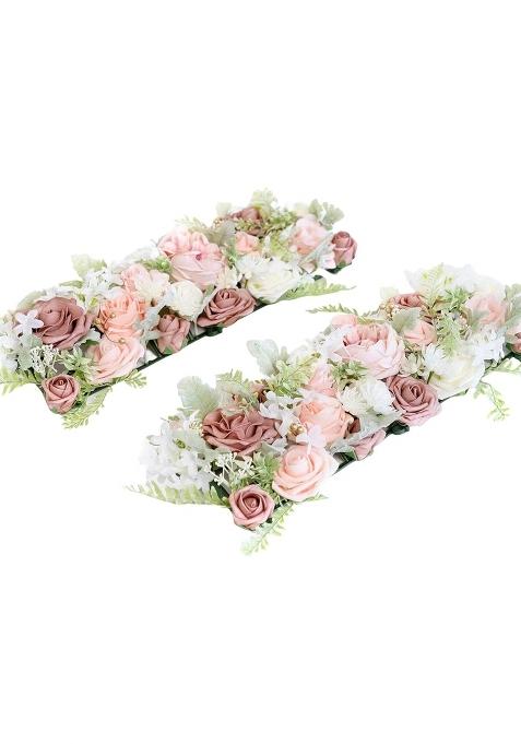 Enakshi 2X Artificial Floral Swag Garland for Craft Art Garden Photography Props Pink
