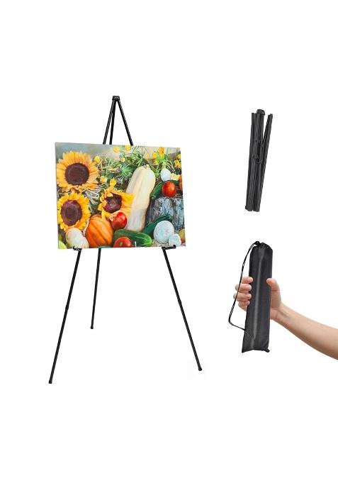 Xlong Black 63 Easel Stand for Wedding Sign and Poster Adjustable Easels for Display