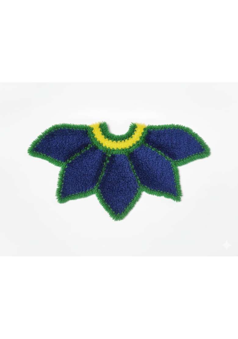 Archus Collection Artificial Flower Wedding Haldi Platter Decoration Petal Rangoli Mat Traditional Flower - Indya