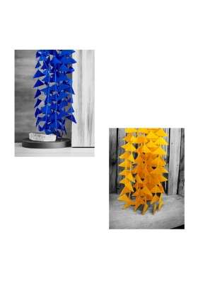 Garlands Handmade 5Ft Hanging Toran Indian for Mehndi Haldi Wedding Party Decor Backdrops Holi Set of 8