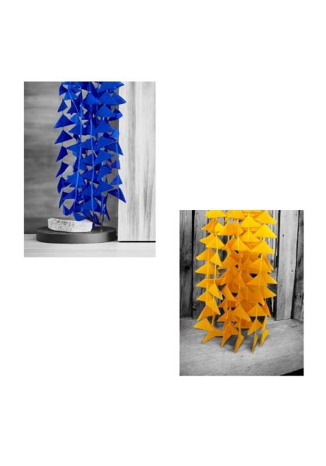 Garlands Handmade 5Ft Hanging Toran Indian for Mehndi Haldi Wedding Party Decor Backdrops Holi Set of 8