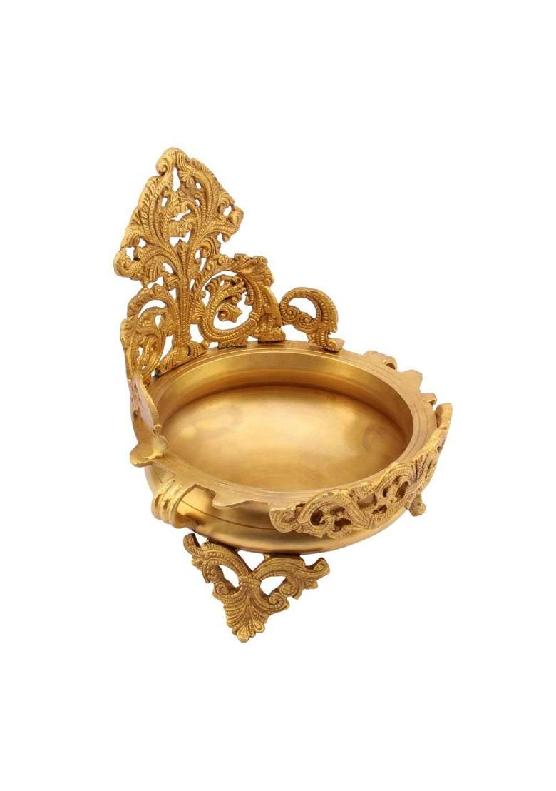 Artvarko Gold Premium Brass Urli Decorative Bowl Traditional Handcrafted Centerpiece for Home Decor - Indya