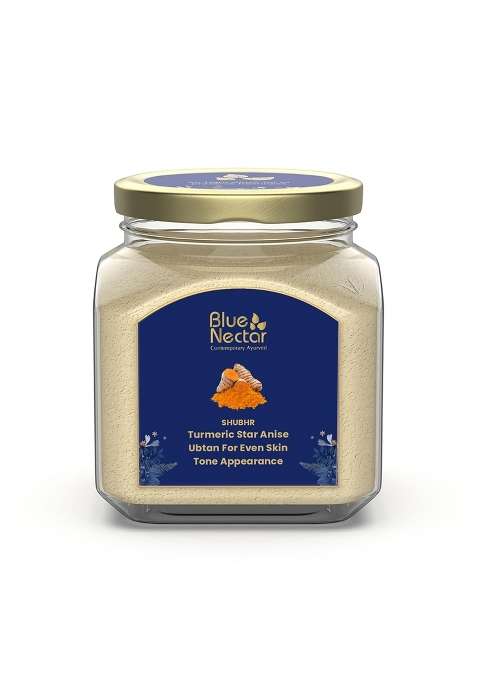 Blue Nectar Turmeric Ubtan Face Pack Powder Tan Removal Face Pack for Glowing Skin for Women and Men