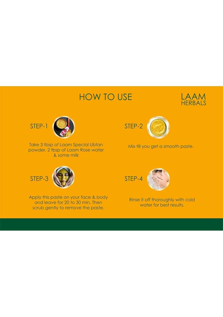 Laam Herbals Special Ubtan Powder Bridal Ubtan - Indya