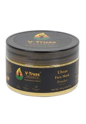 V Truss Organics Powder 100G Enriched with Turmeric Saffron Gram Flour Rose Petal