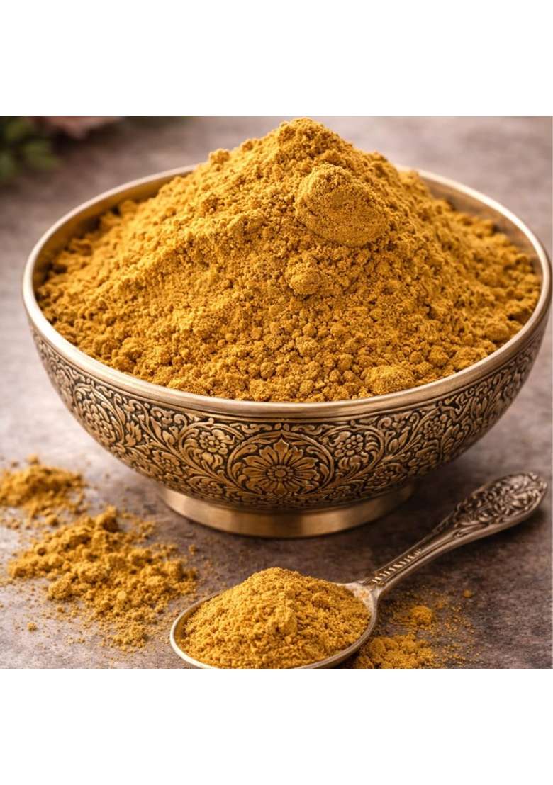 SAAN Ubtan Powder for Face and Body Ayurvedic Tan Removal and Skin Brightening Pack of 2 - Indya