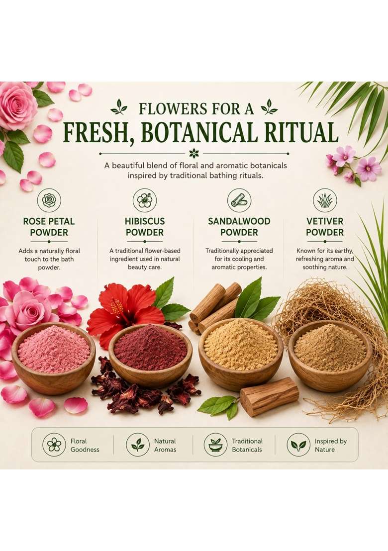 Orgaherbs Sunnipindi Herbal Nalangu Maavu Ubtan Bath Powder for Skin 3 in 1 Body Scrub Face Pack and Mask 1 KG - Indya