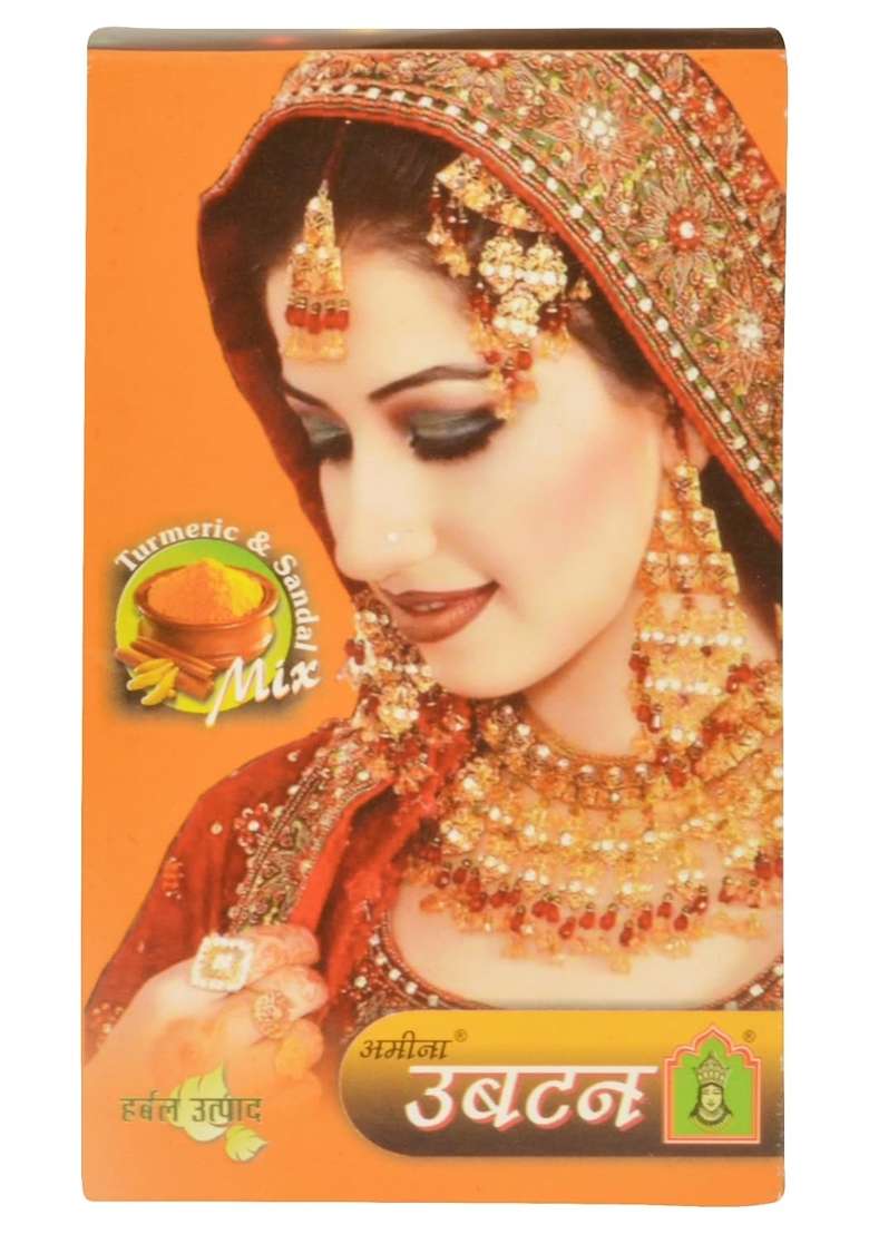 Amina Yellow Ubtan Body Dulhan Speacial 1000 G Pack of 4 - Indya