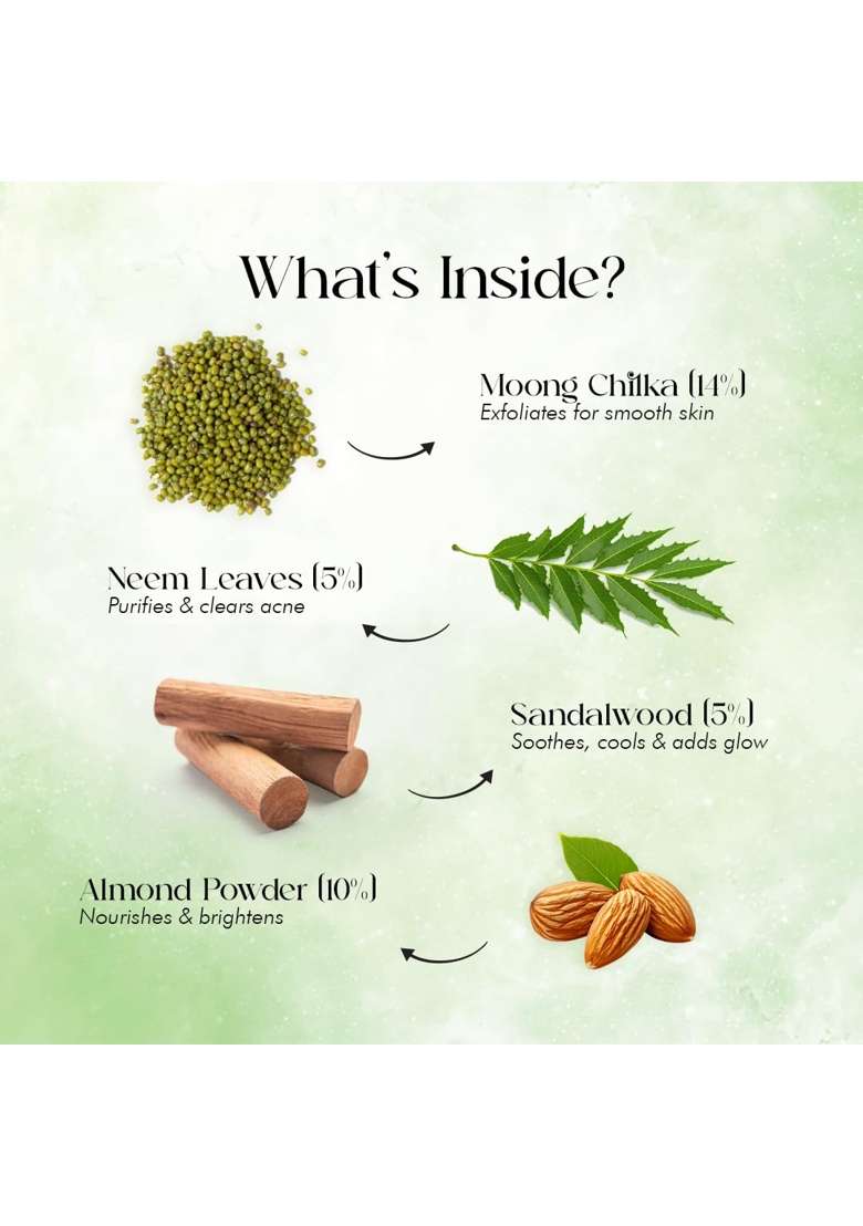 Ohria Ayurveda Tej Vardak Body Ubtan 150GM Exfoliates Brightens and Even Skin Tone - Indya