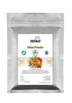 Idyah Multicolor 100 Percent Organic Ubtan Powder Traditional Skin Brightening and Cleansing 1 Kilogram