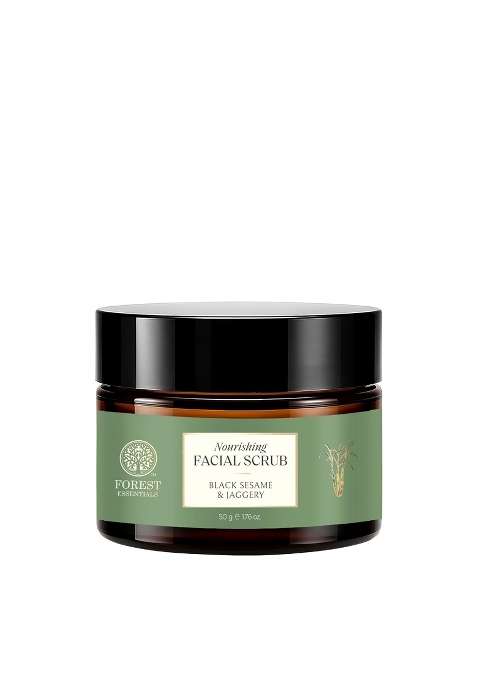Forest Essentials Nourishing Facial Scrub Black Sesame and Jaggery
