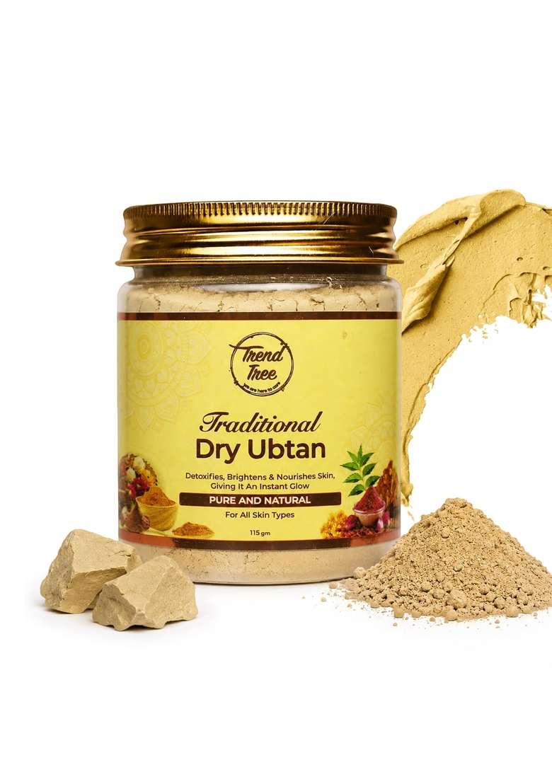 Trendtree Ubtan Exfoliating Powder Heritage Beauty Ritual with Sandalwood Rose and Multani Mitti for Smooth - Indya