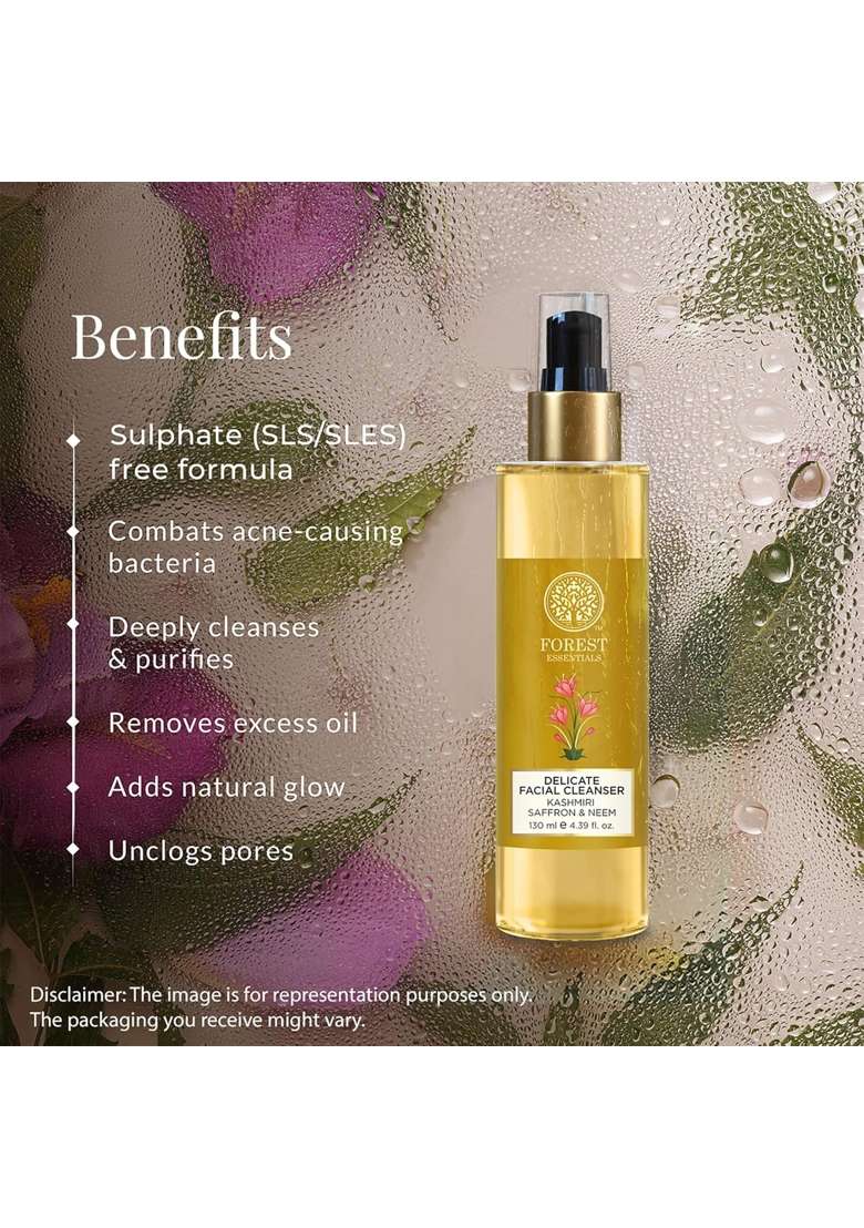 Forest Essentials Orange Ayurvedic Purifying Face Wash with Saffron and Neem - Indya